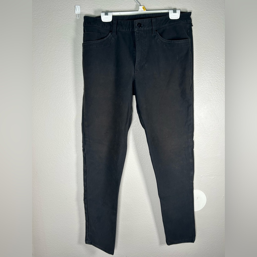 Lululemon ABC Pants Men 34 Slim Straight Fit Black 5 Pocket